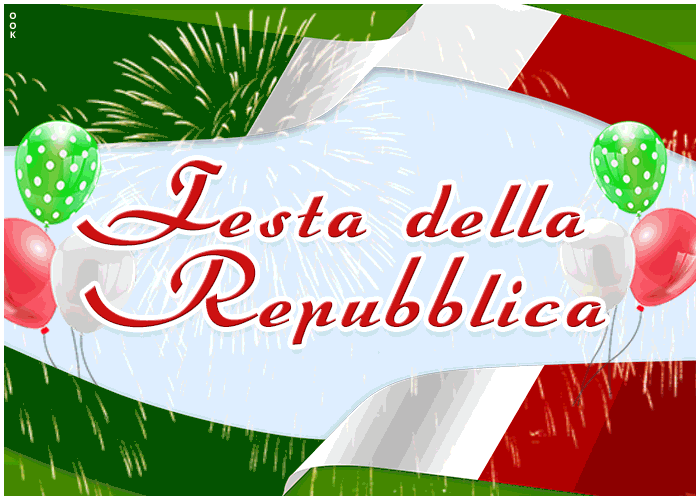 Postcard festa della repubblica