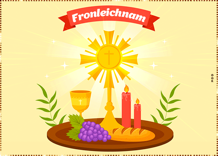 Postcard fronleichnam