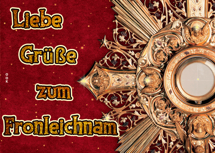 Postcard fronleichnam