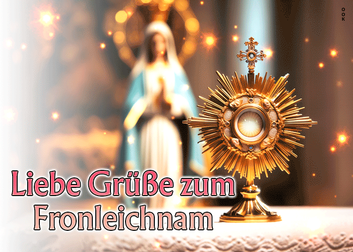 Postcard fronleichnam