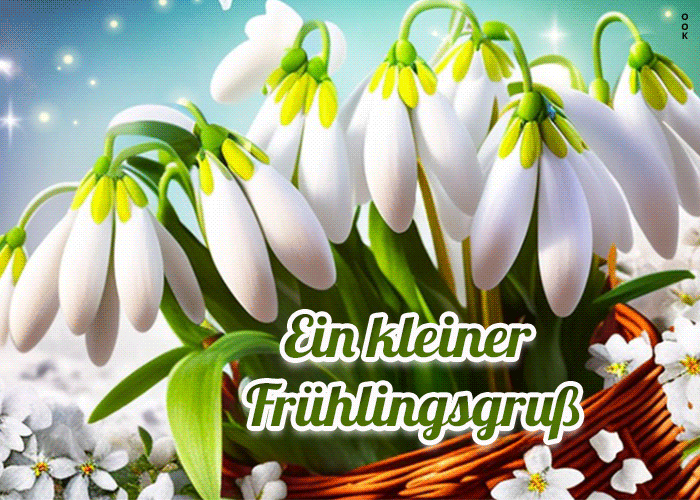 Postcard frühlingsanfang