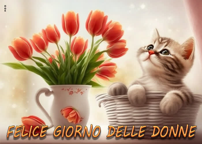 Postcard giornata internazionale della donna