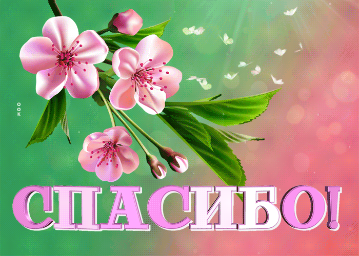 Picture искренняя гиф-открытка, спасибо тебе