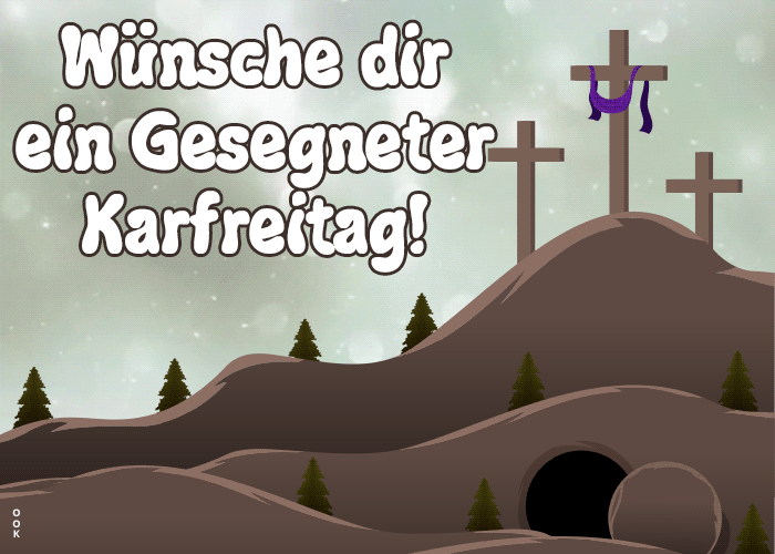 Postcard karfreitag