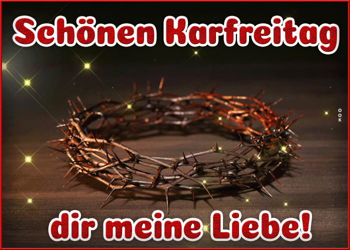 Postcard karfreitag