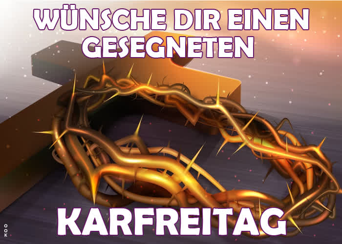 Postcard karfreitag