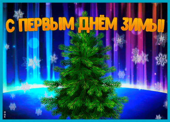 Картинка картинка первый день зимы с елкой
