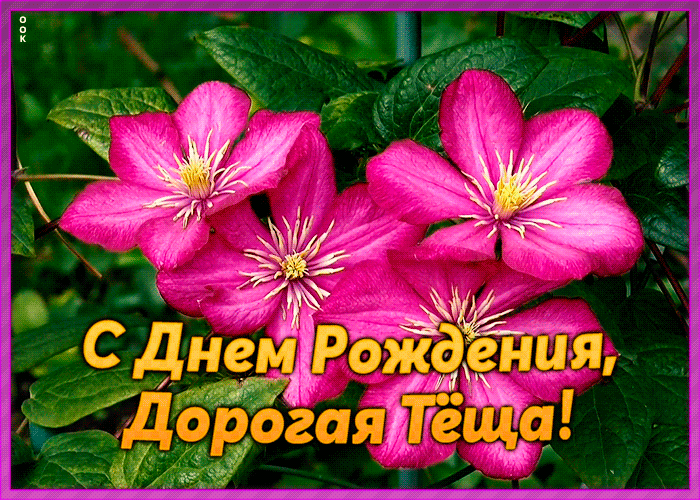 Открытка красивая картинка с днем рождения теще с надписями