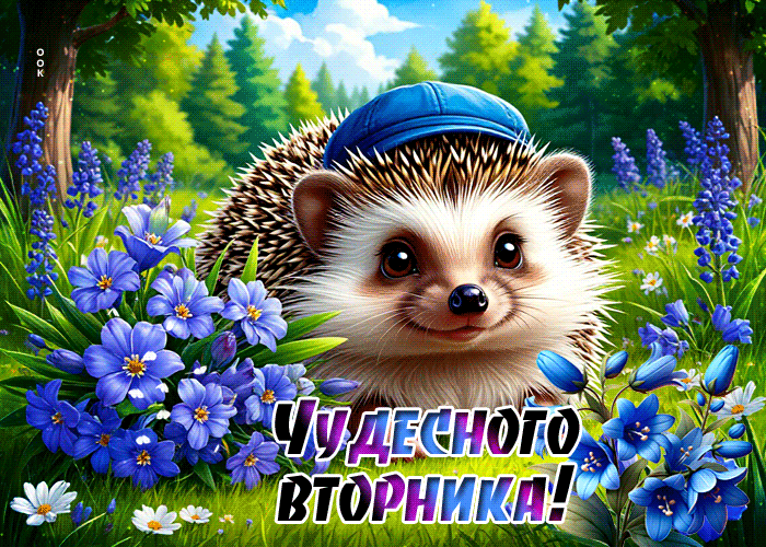 Postcard лучшая гиф-открытка, чудесного вторника