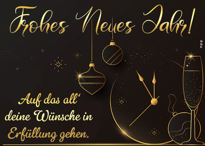 Postcard neujahr