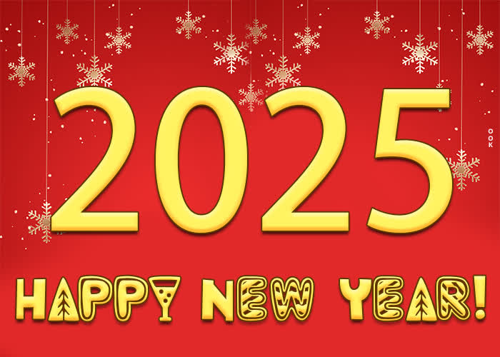 Postcard new year