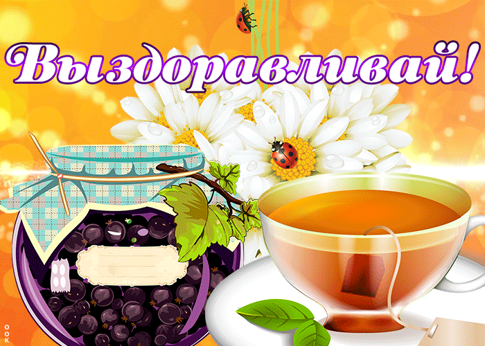 Картинка новая открытка выздоравливай