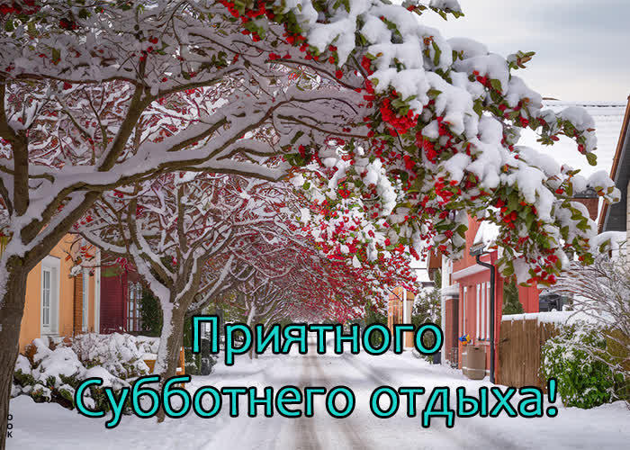 Postcard обольстительная открытка, приятного субботнего отдыха