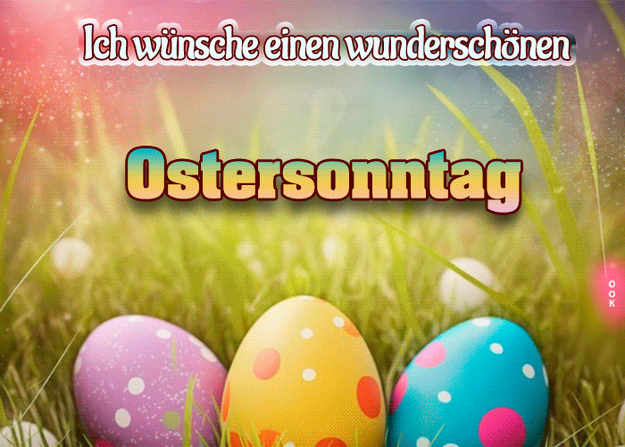 Postcard ostersonntag