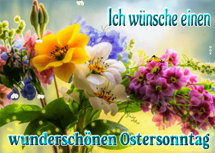 Postcard ostersonntag