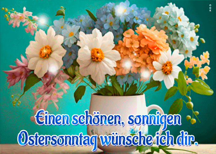 Postcard ostersonntag