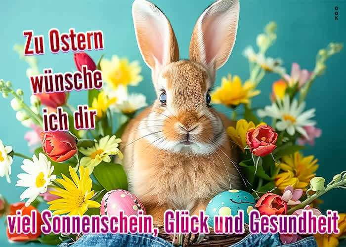 Postcard ostersonntag