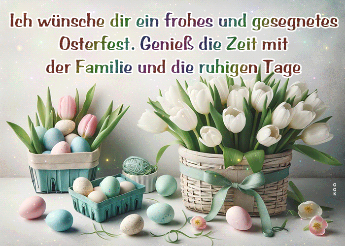 Postcard ostersonntag