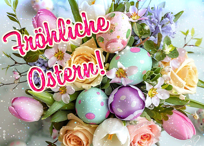 Postcard ostersonntag