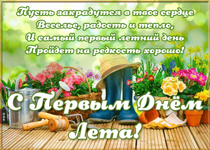 Картинка открытка здравствуй лето, поздравляю всех