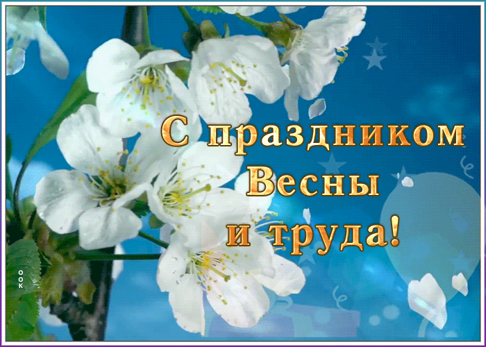 Картинка праздничная открытка с 1 мая