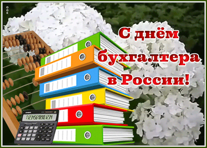 Открытка праздничная открытка с днем бухгалтера в россии!