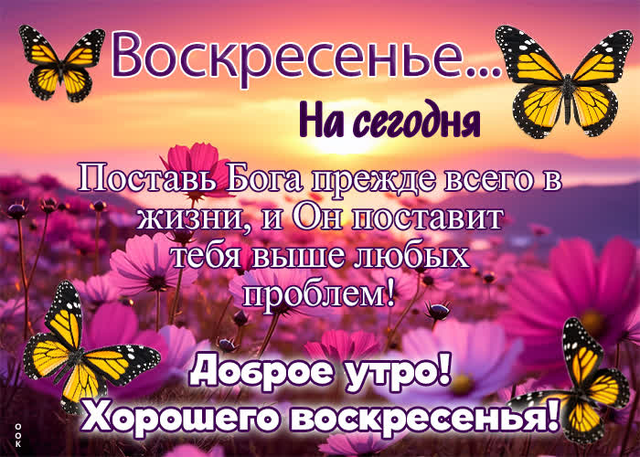 Postcard прекрасная открытка с божественным воскресеньем