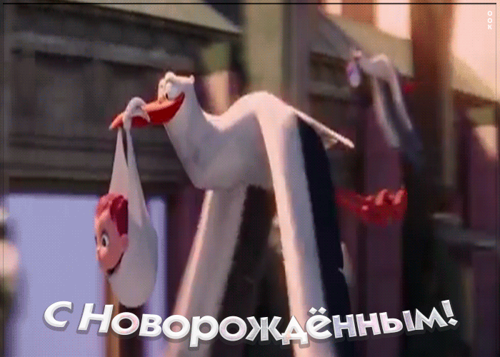 Открытка прикольная картинка с новорожденным