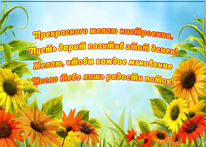 Картинка пусть дарит позитив этот денек