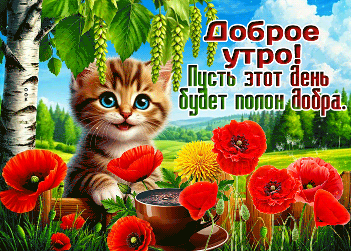Picture пылкая гиф-открытка, пусть этот день будет полон добра