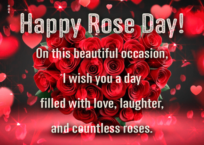 Postcard rose day