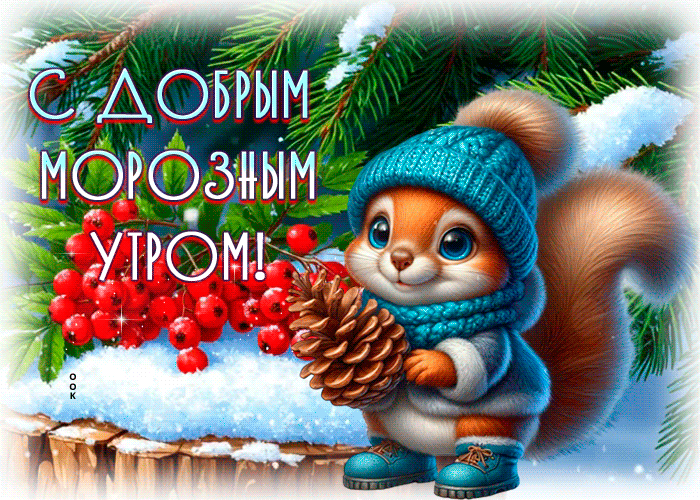 Picture с добрым морозным утром