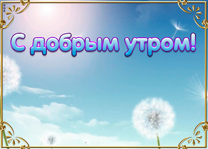 Картинка с добрым утром прекрасная анимация