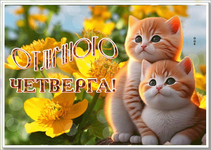 Postcard солнечная открытка с пожеланием отличного четверга