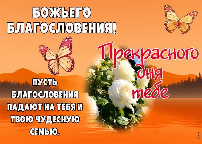 Picture светлая открытка желает хорошего дня тебе