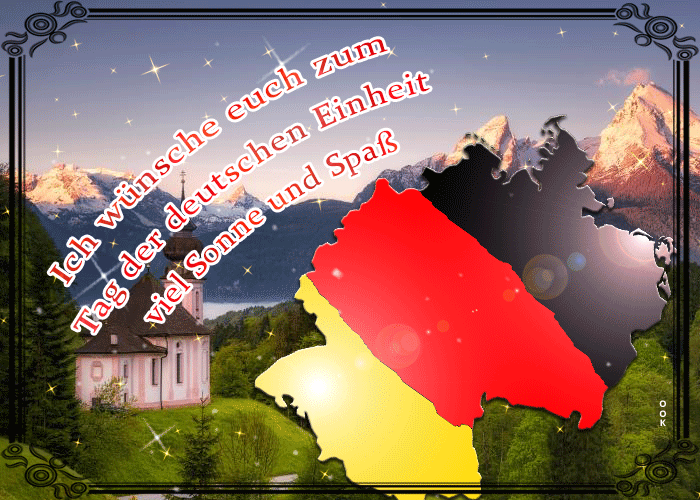 Picture tag der deutschen einheit