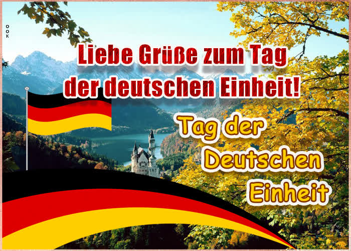 Picture tag der deutschen einheit