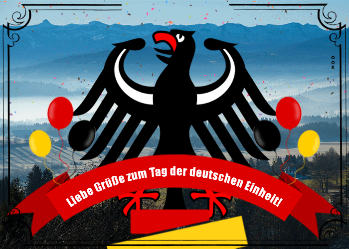 Picture tag der deutschen einheit