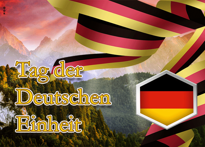 Picture tag der deutschen einheit