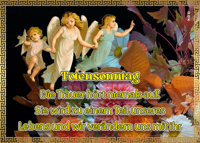 Postcard totensonntag