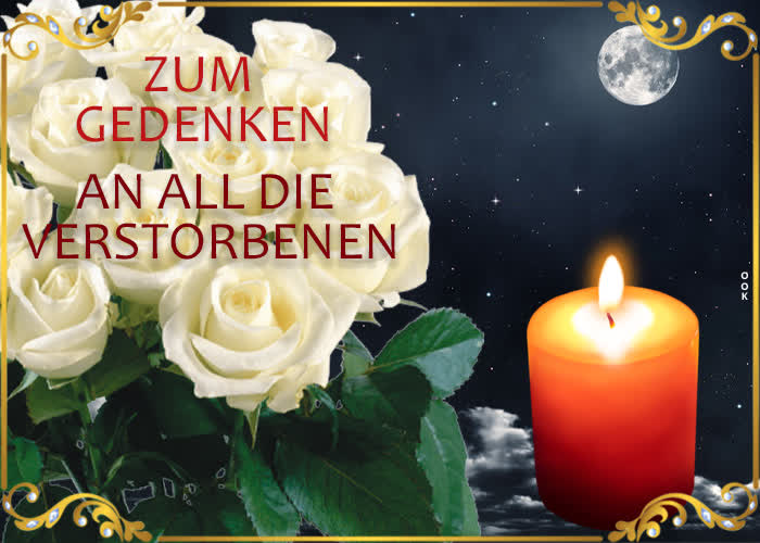 Postcard totensonntag