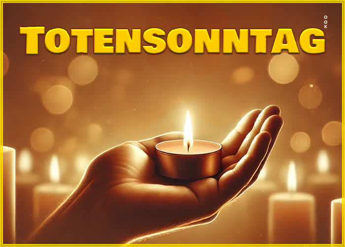 Postcard totensonntag