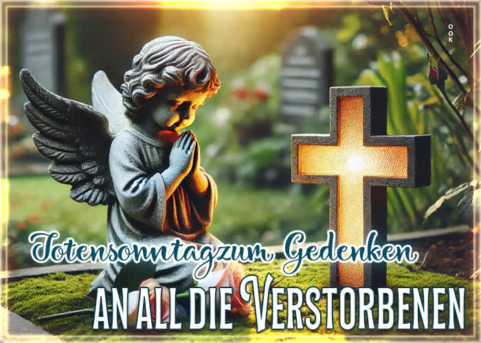 Postcard totensonntag