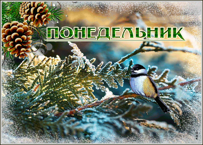 Picture удивительная гиф-открытка с понедельником