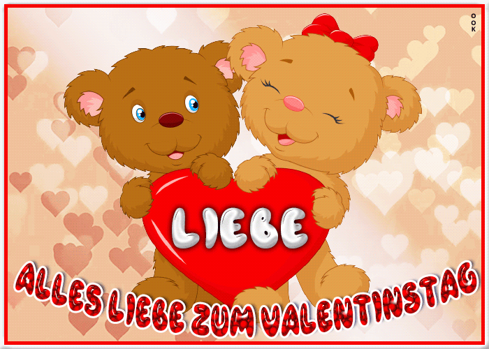 Postcard valentinstag