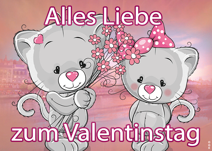 Postcard valentinstag