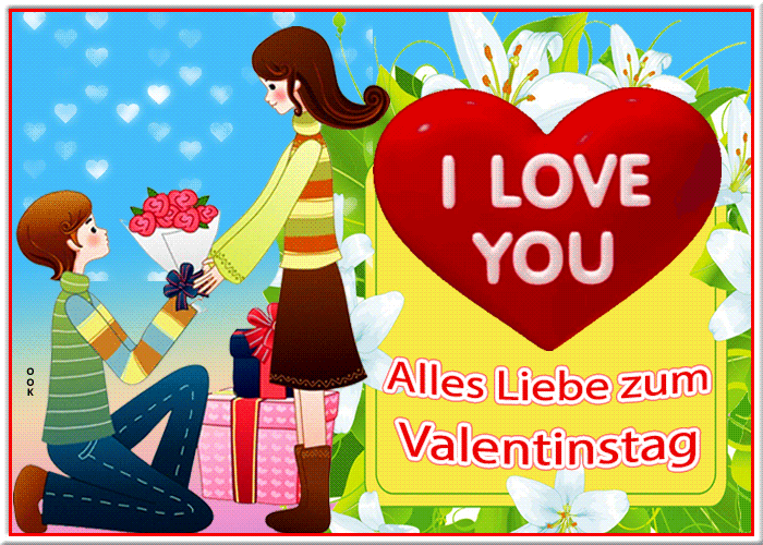 Postcard valentinstag
