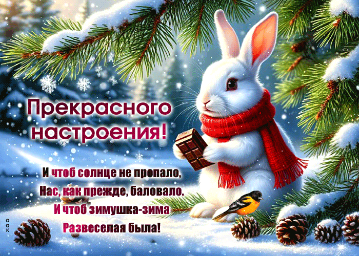 Picture весёлая открытка, с пожеланием хорошего настроения