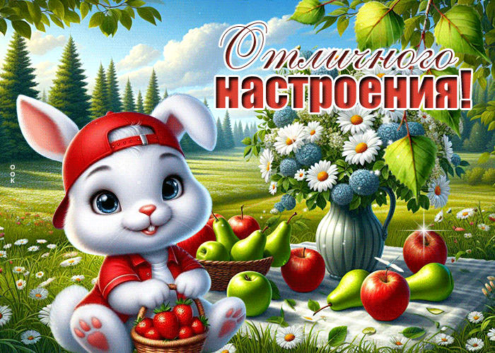 Picture впечатляющая гиф-открытка, отличного настроения