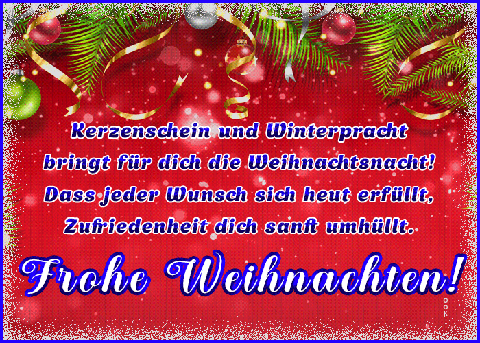 Postcard weihnachten